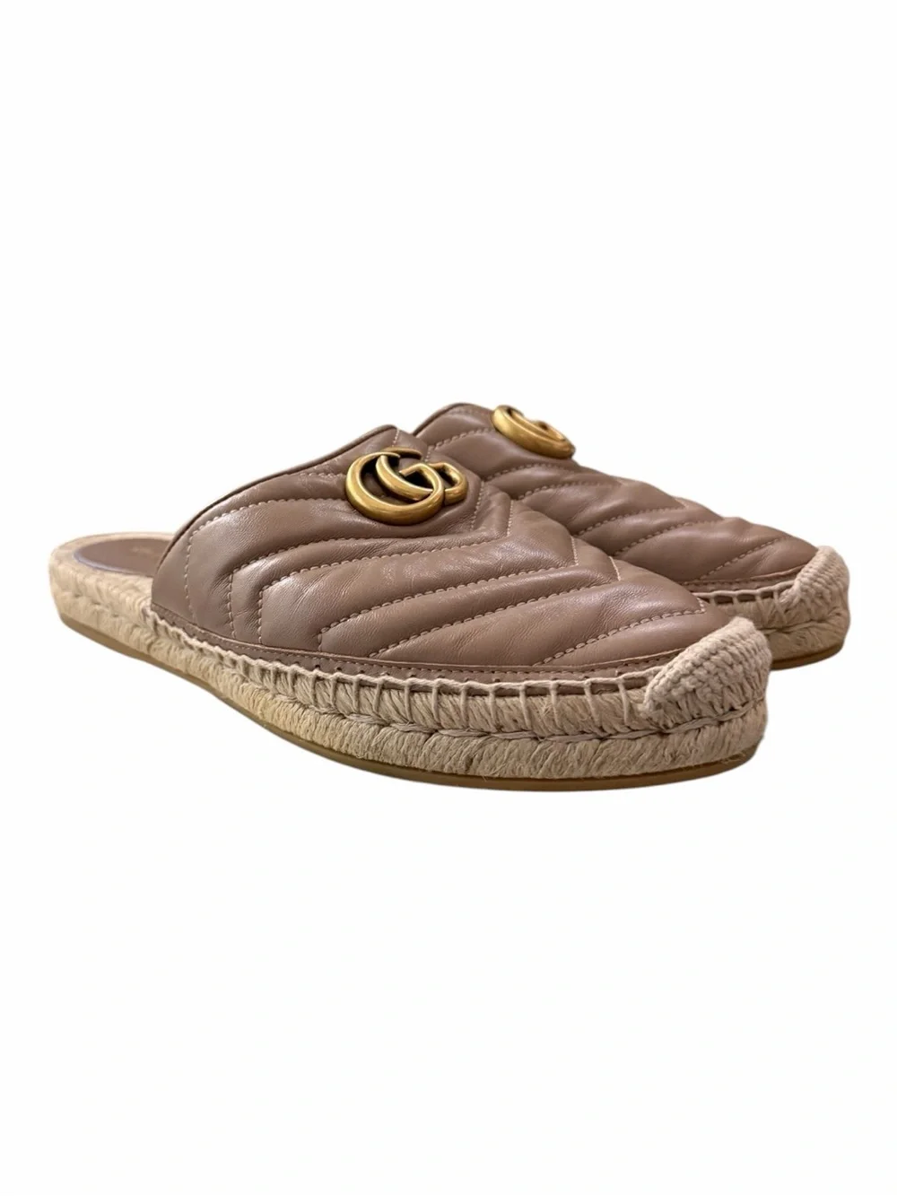 Gucci GG Marmont Espadrille Mules